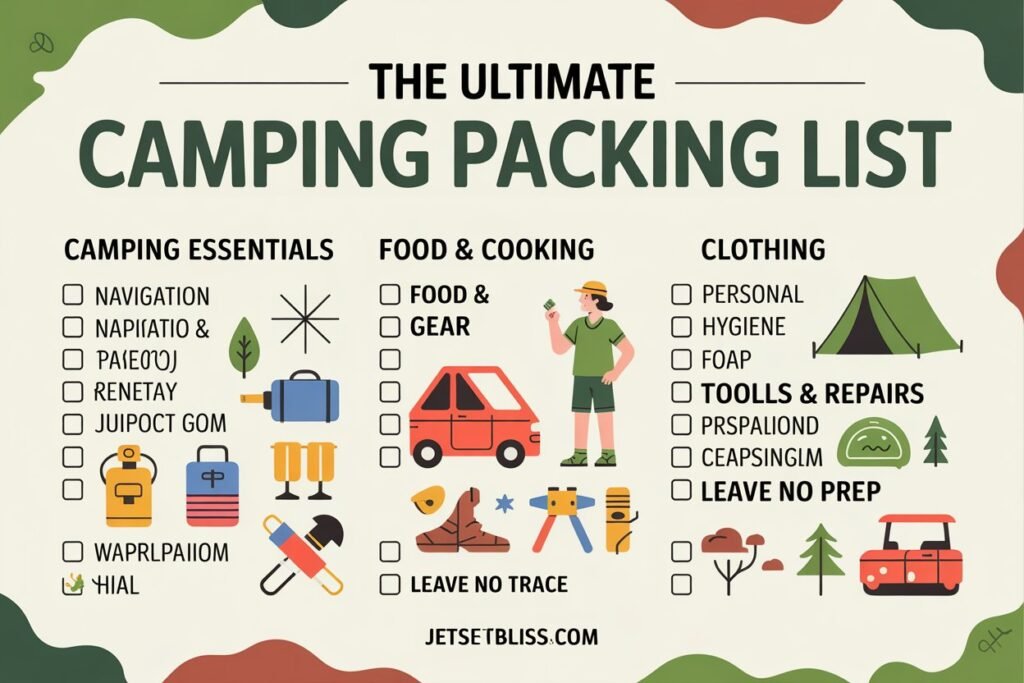 The Ultimate Camping Packing List: Everything You Need for an Epic ...